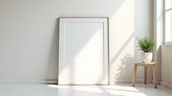 Affiche minimaliste pour une décoration intérieure épurée